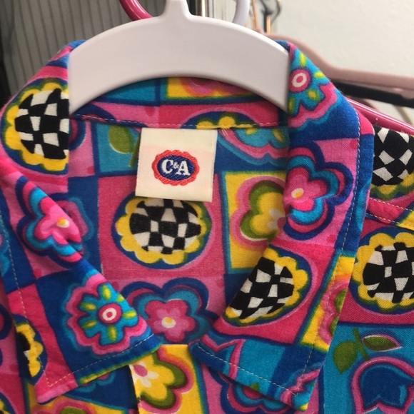 C&A short sleeve button down shirt men’s large EUC - Picture 2 of 4